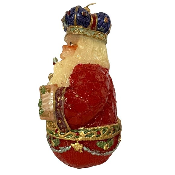 Santa Candle Christmas Holiday Russian Priest Vintage Twos Company 7.5" x 5" - Picture 4 of 7